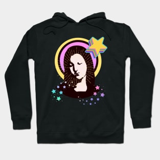 Vintage Retro Our Lady Religious Art Hoodie